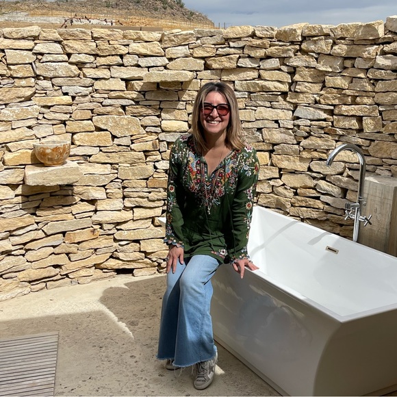 Johnny Was SUNFLOWER BLOUSE Size: S - Picture 10 of 12